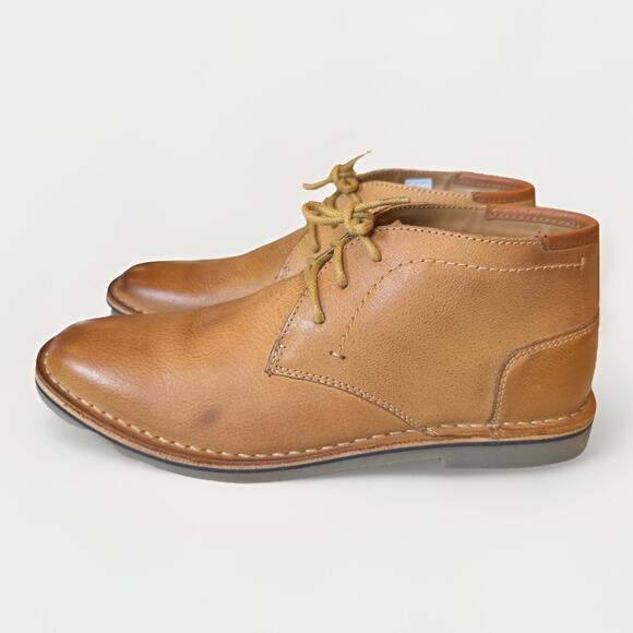 Steve Madden Men’s Tan Leather Hestonn Ankle Boots Size 8.5 main image 4